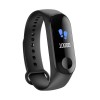 IP68 waterproof heart rate oxygen blood pressure monitor fitness watch M3C smart bracelet 2018